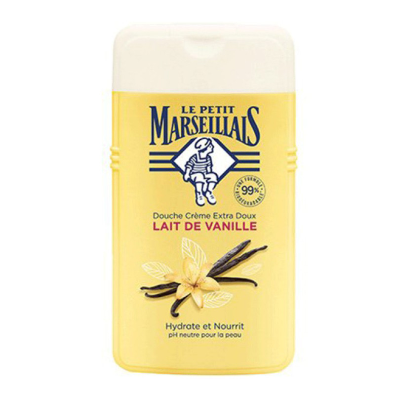 Le petit marseillais gel douche lait de vanille 250 ml