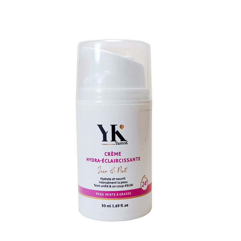Crème hydra éclaircissante Jour et nuit peau mixte à grasse 50 ML