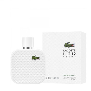 LACOSTE Eau De Toilette Homme L1212 Blanc Pure 50 ML