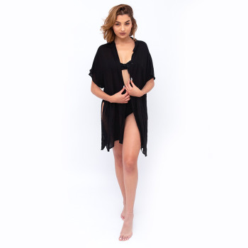 Chemise Cache maillot  Noir